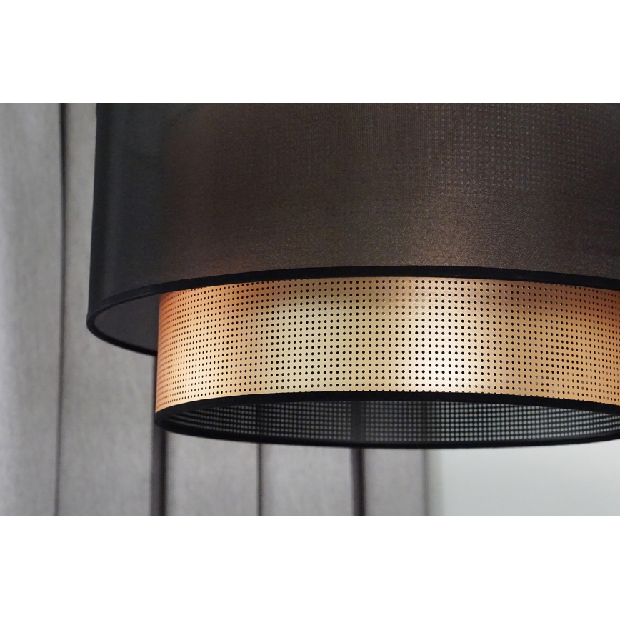 Duolla - Пендел COPPER SHINY 1xE27/15W/230V Ø 45 см кафяв/меден