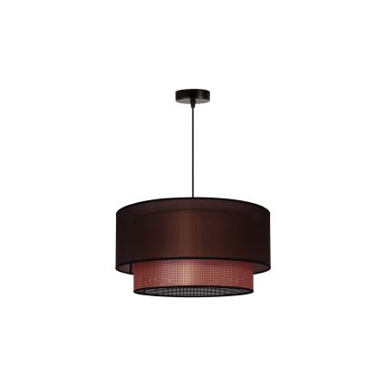 Duolla - Пендел COPPER SHINY 1xE27/15W/230V Ø 45 см кафяв/меден
