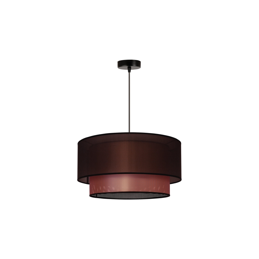 Duolla - Пендел COPPER SHINY 1xE27/15W/230V Ø 45 см кафяв/меден