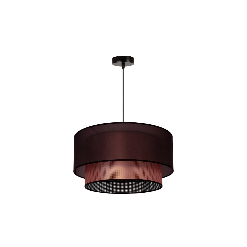 Duolla - Пендел COPPER SHINY 1xE27/15W/230V Ø 45 см кафяв/меден