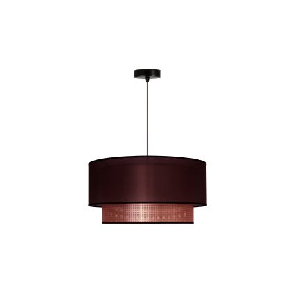 Duolla - Пендел COPPER SHINY 1xE27/15W/230V Ø 45 см кафяв/меден