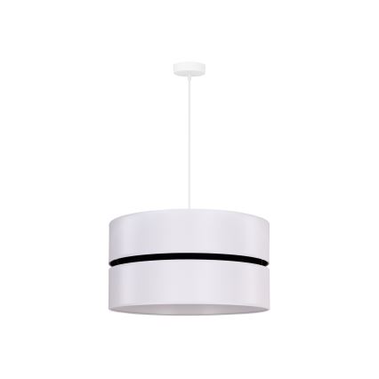 Duolla - Пендел DUO 1xE27/15W/230V Ø 40 см бял/черен