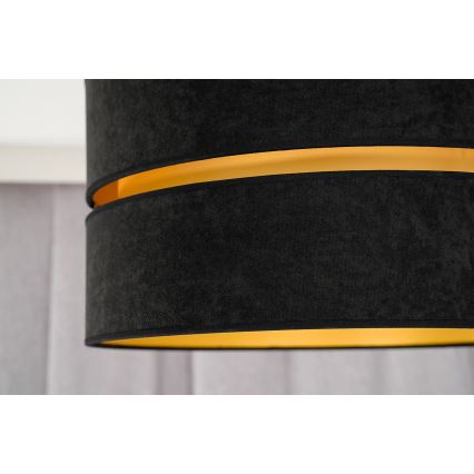 Duolla - Пендел DUO 1xE27/15W/230V Ø 40 см черен/златист