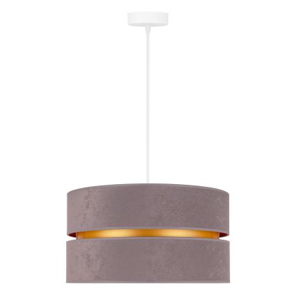 Duolla - Пендел DUO 1xE27/15W/230V Ø 40 см сив