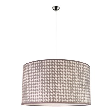 Duolla - Пендел KENT 1xE27/40W/230V Ø 45 см сив