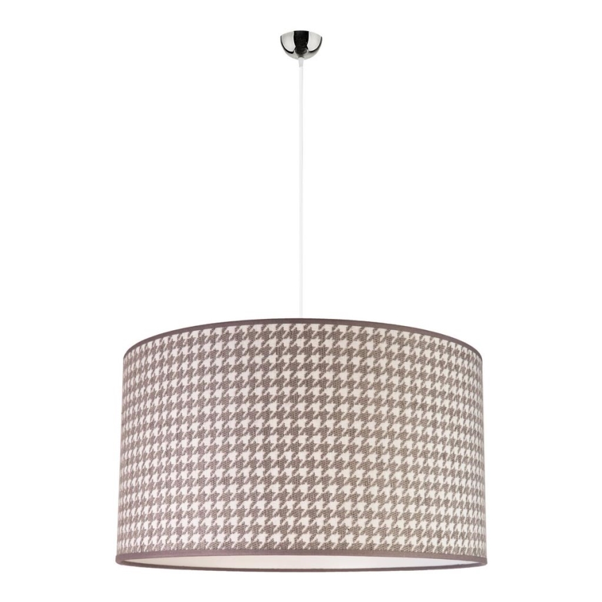 Duolla - Пендел KENT 1xE27/40W/230V Ø 45 см сив