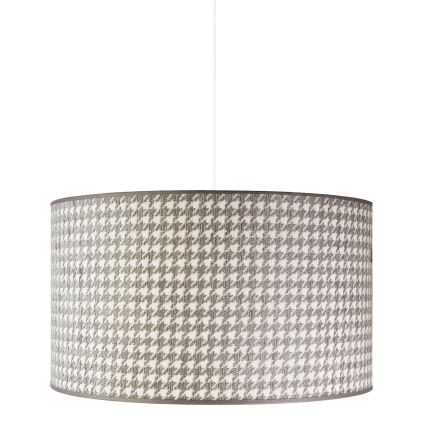 Duolla - Пендел KENT 1xE27/40W/230V Ø 45 см сив
