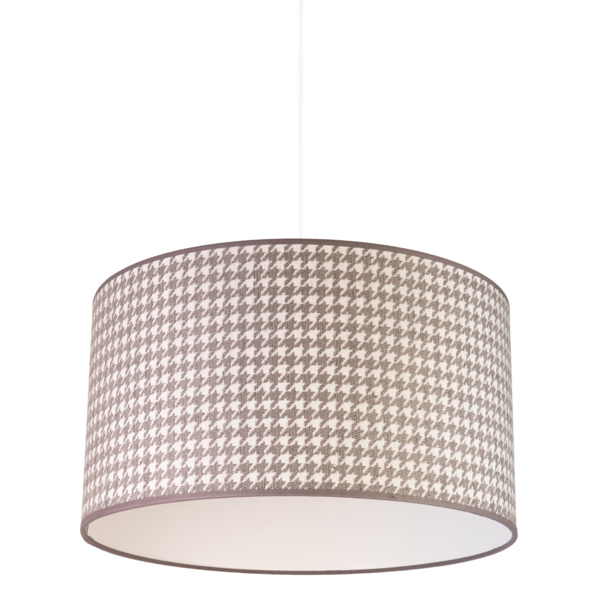Duolla - Пендел KENT 1xE27/40W/230V Ø 45 см сив
