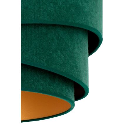 Duolla - Пендел KOBO 1xE27/15W/230V Ø 45 см зелен/златист