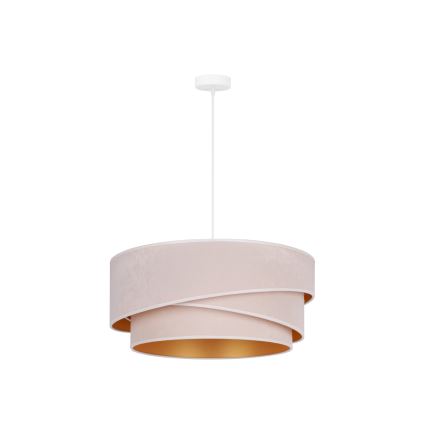 Duolla - Пендел KOBO 1xE27/15W/230V Ø 45 см кремав/златист