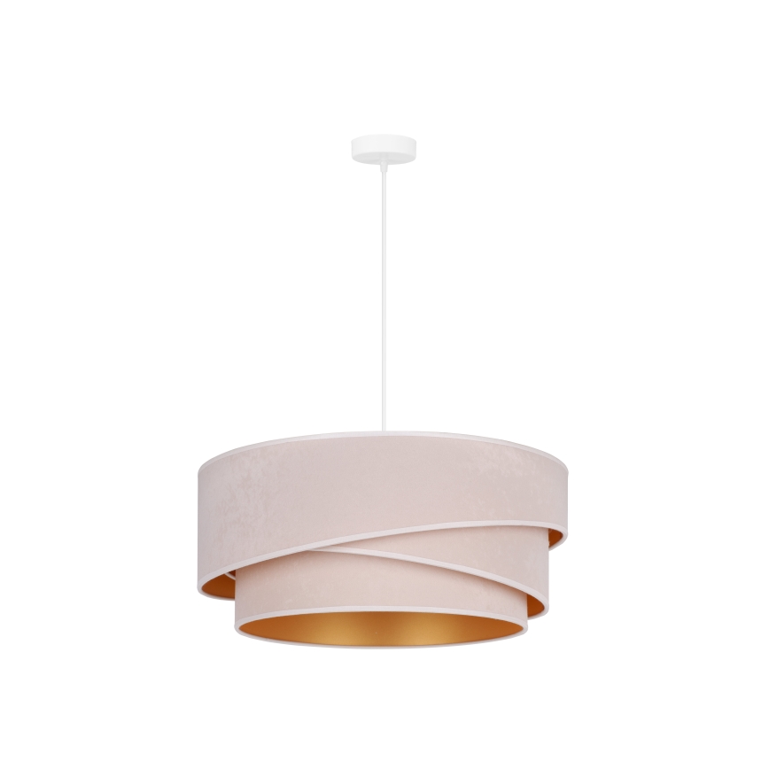 Duolla - Пендел KOBO 1xE27/15W/230V Ø 45 см кремав/златист