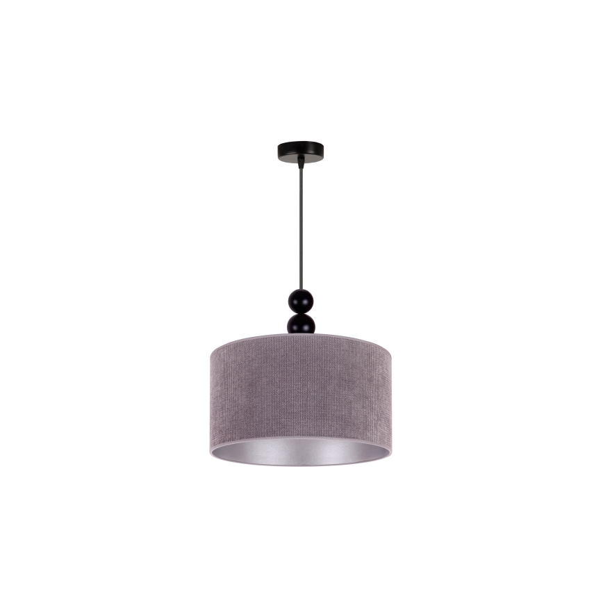 Duolla - Пендел LYON 1xE27/15W/230V Ø 40 см сив