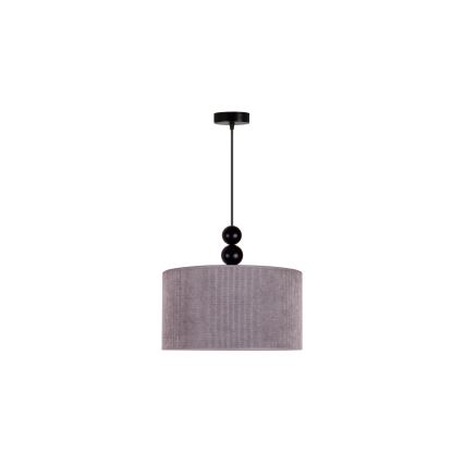 Duolla - Пендел LYON 1xE27/15W/230V Ø 40 см сив