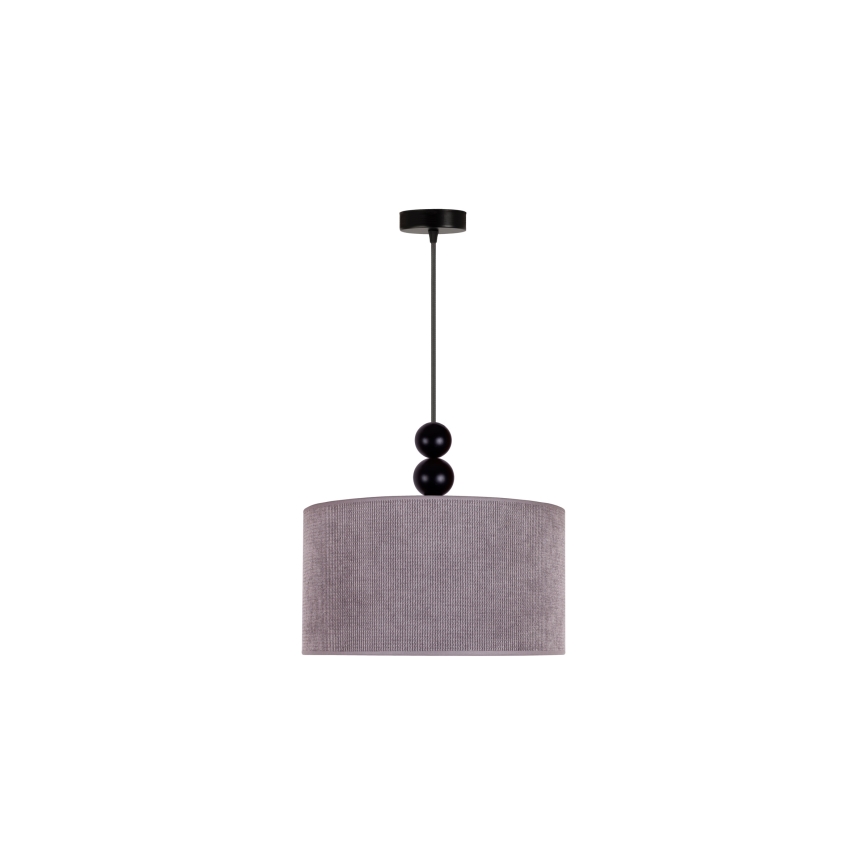 Duolla - Пендел LYON 1xE27/15W/230V Ø 40 см сив