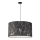 Duolla - Пендел MARBLE 1xE27/40W/230V Ø 45 см черен/бял