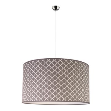 Duolla - Пендел MAROKO 1xE27/40W/230V Ø 45 см сив
