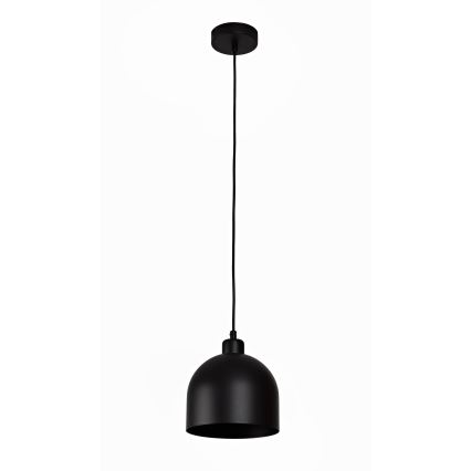 Duolla - Пендел на кабел IRONLINE 1xE27/15W/230V Ø 17 см, черен