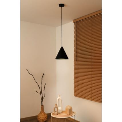 Duolla - Пендел на кабел IRONLINE 1xG9/3W/230V Ø 25 см черен