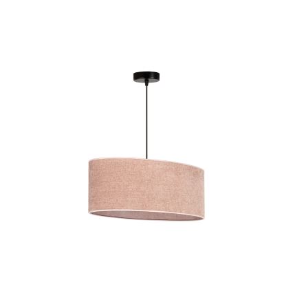 Duolla - Пендел OVAL 1xE27/15W/230V розов