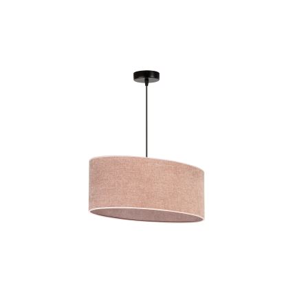 Duolla - Пендел OVAL 1xE27/15W/230V розов