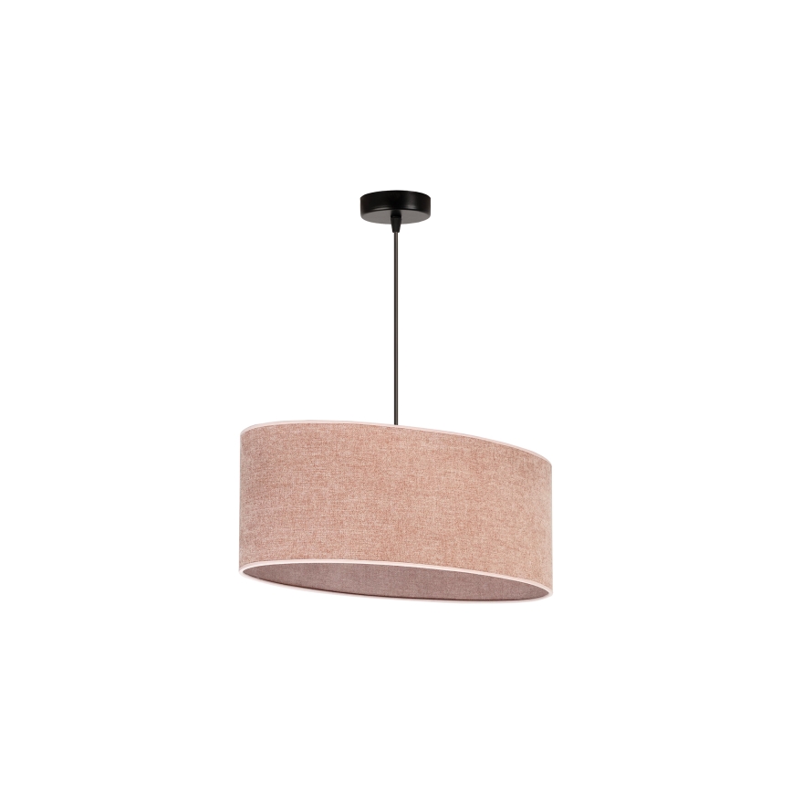 Duolla - Пендел OVAL 1xE27/15W/230V розов