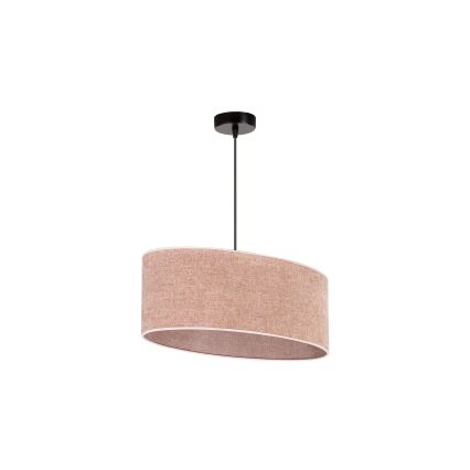 Duolla - Пендел OVAL 1xE27/15W/230V розов