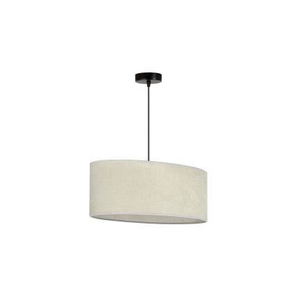 Duolla - Пендел OVAL 1xE27/15W/230V сив