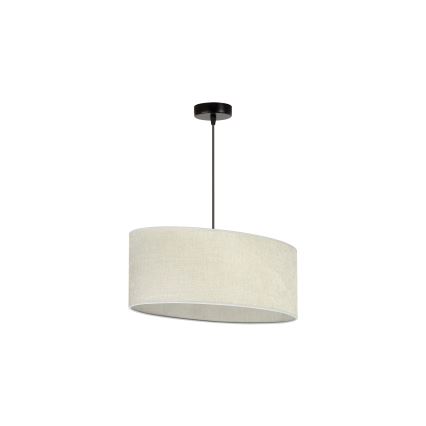 Duolla - Пендел OVAL 1xE27/15W/230V сив