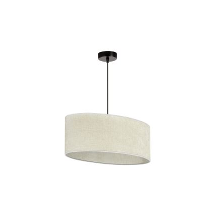 Duolla - Пендел OVAL 1xE27/15W/230V сив