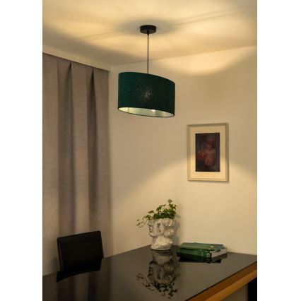 Duolla - Пендел OVAL 1xE27/15W/230V зелен