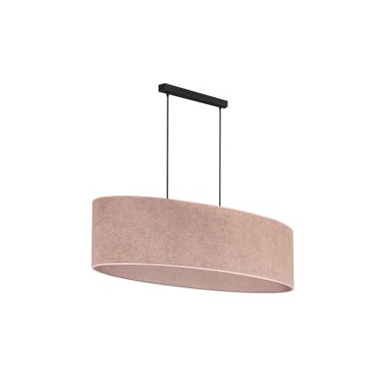 Duolla - Пендел OVAL 2xE27/15W/230V розов