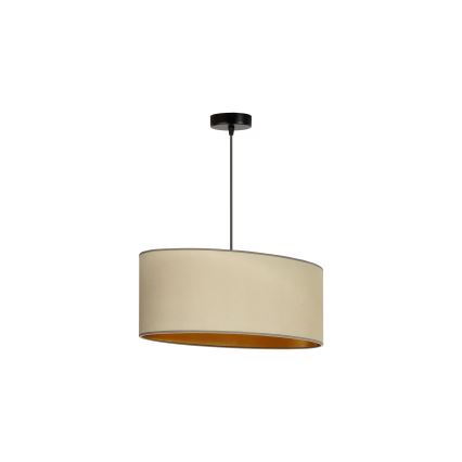 Duolla - Пендел OVAL VEGAN 1xE27/15W/230V бежов