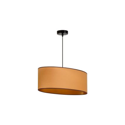 Duolla - Пендел OVAL VEGAN 1xE27/15W/230V кафяв