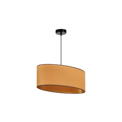 Duolla - Пендел OVAL VEGAN 1xE27/15W/230V кафяв