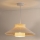 Duolla - Пендел RIO RATTAN 1xE27/15W/230V Ø 45 см бежов/ратан