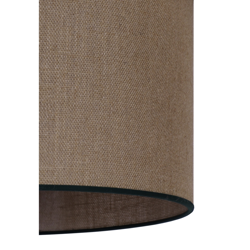 Duolla - Пендел ROLLER 1xE27/15W/230V Ø 40 см кафяв/черен