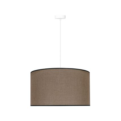 Duolla - Пендел ROLLER 1xE27/15W/230V Ø 40 см кафяв/черен