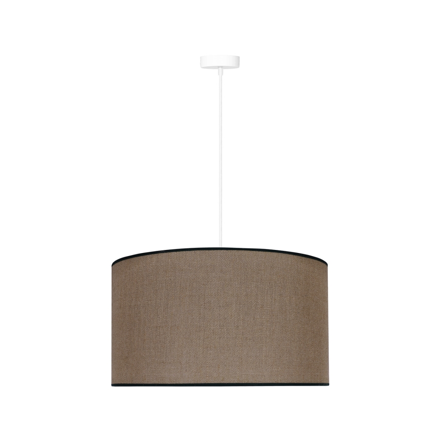 Duolla - Пендел ROLLER 1xE27/15W/230V Ø 40 см кафяв/черен