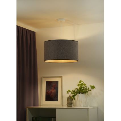 Duolla - Пендел ROLLER ECO RECYCLING 1xE27/15W/230V Ø 45 см кафяв