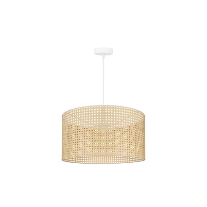 Duolla - Пендел ROLLER RATTAN 1xE27/15W/230V Ø 45 см бежов
