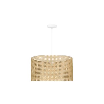 Duolla - Пендел ROLLER RATTAN 1xE27/15W/230V Ø 45 см бежов