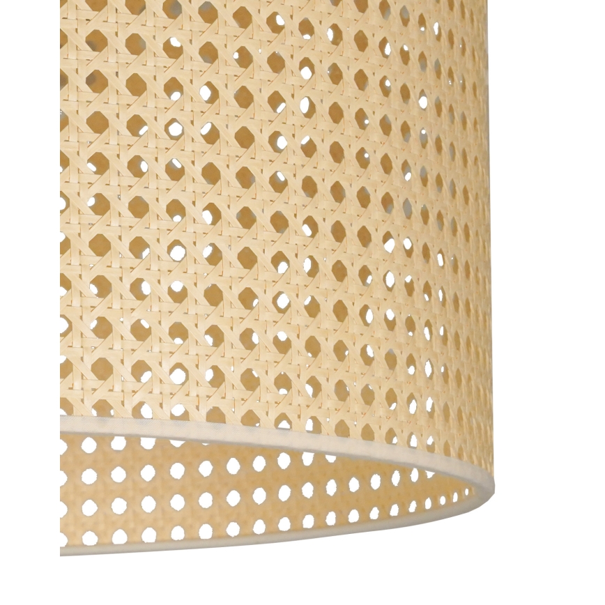 Duolla - Пендел ROLLER RATTAN 1xE27/15W/230V Ø 45 см бежов