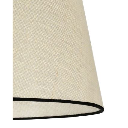 Duolla - Пендел YUTE 1xE27/15W/230V Ø 38 см сив/черен