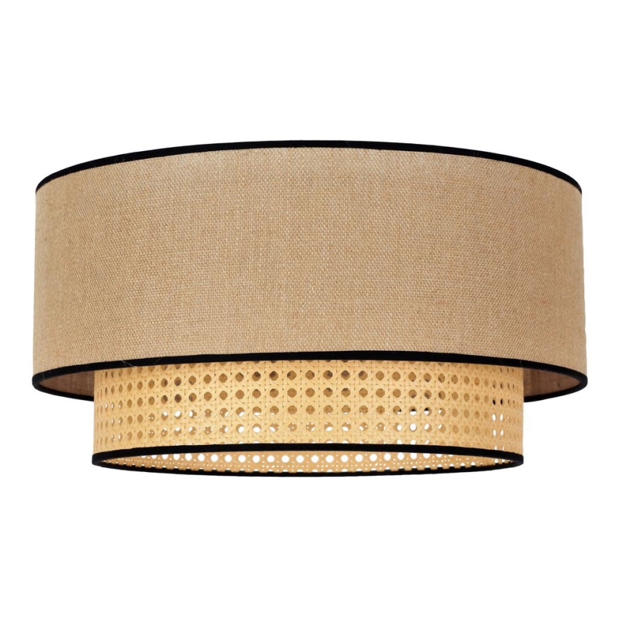 Duolla - Плафон BOHO 1xE27/15W/230V Ø 45 см бежов/ратан