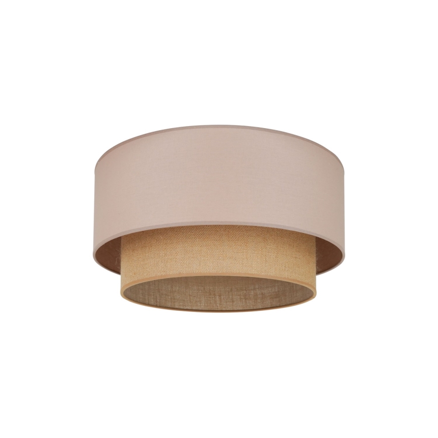 Duolla - Плафон BOHO 1xE27/15W/230V Ø 45 см бежов/кафяв