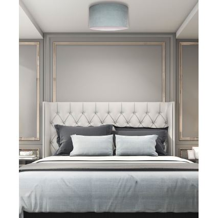 Duolla - Плафон BRISTOL 1xE27/15W/230V Ø 45 см зелен/бял