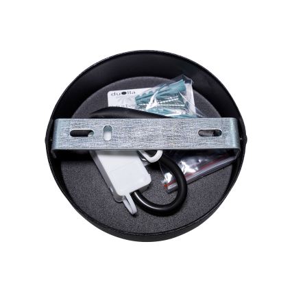 Duolla - Плафон DUO 1xE27/40W/230V Ø 40 см черен/златист