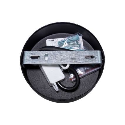 Duolla - Плафон DUO 1xE27/40W/230V Ø 40 см зелен/златист
