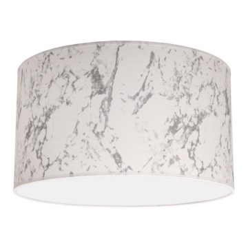 Duolla - Плафон MARBLE 1xE27/40W/230V Ø 45 см бял/сив