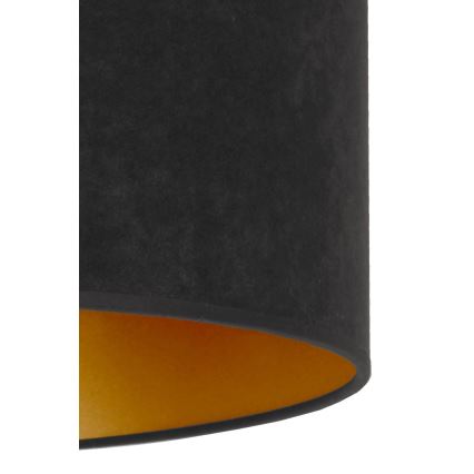 Duolla - Плафон ROLLER 1xE27/15W/230V Ø 40 см черен/златист